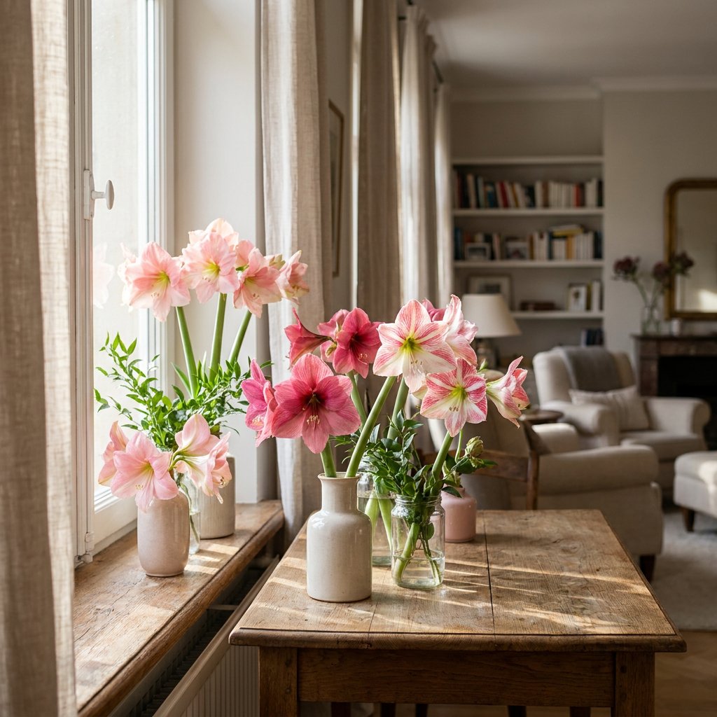 Roze amaryllis