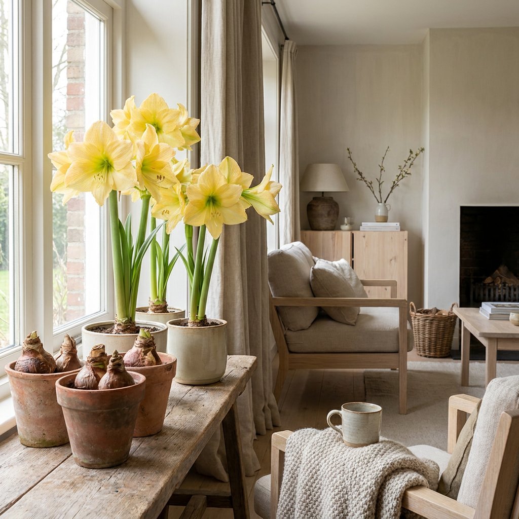 Gele amaryllis