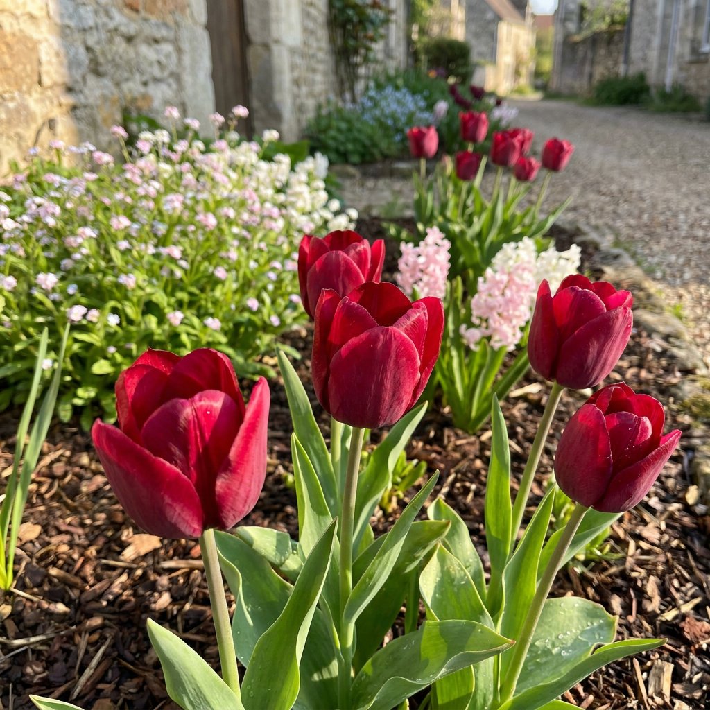 Rode tulpen