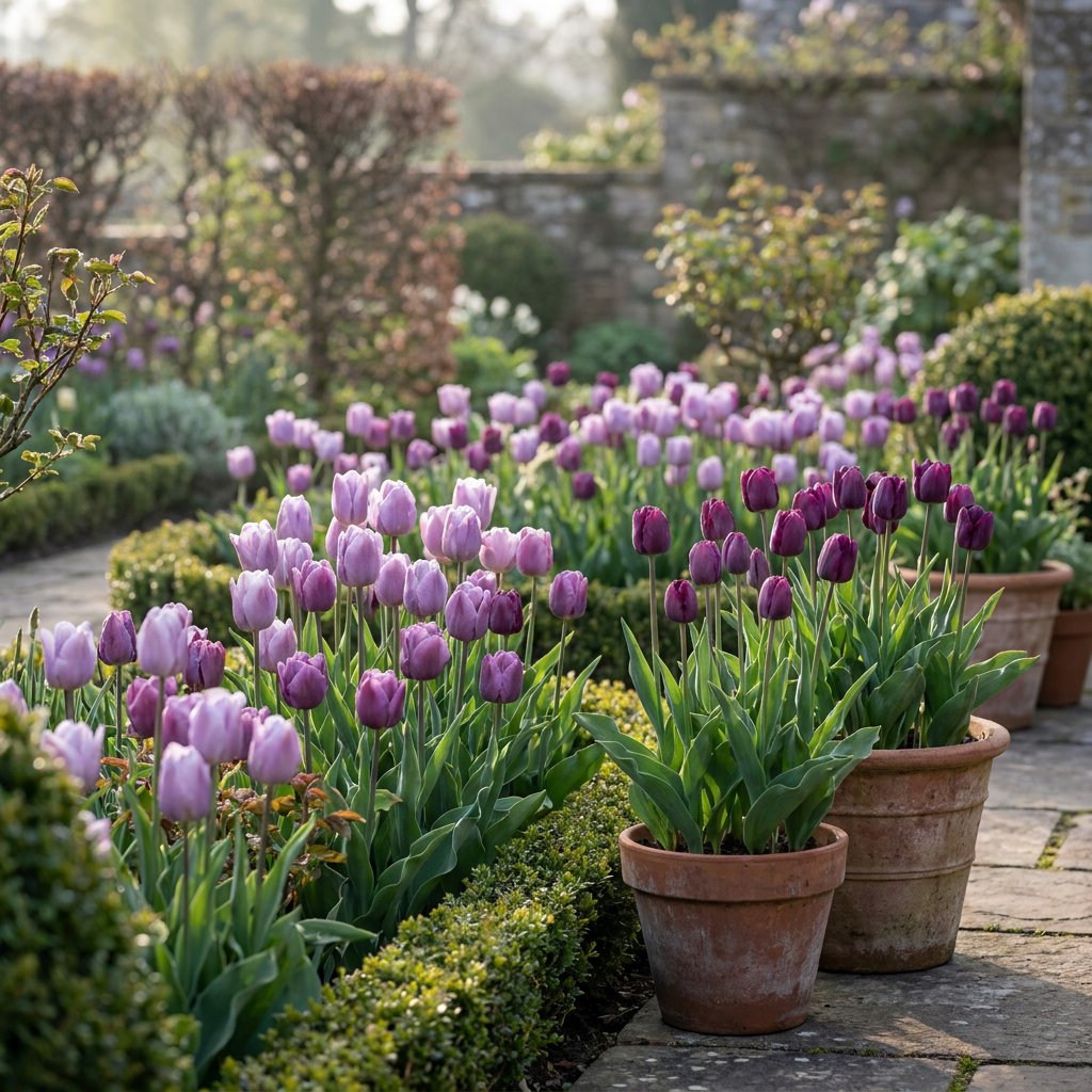 Paarse tulpen