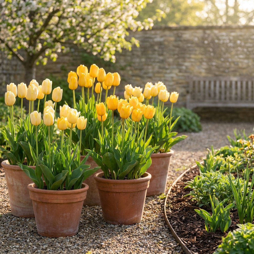 Gele tulpen