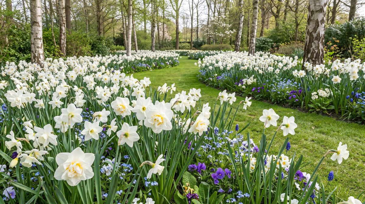 Witte narcissen