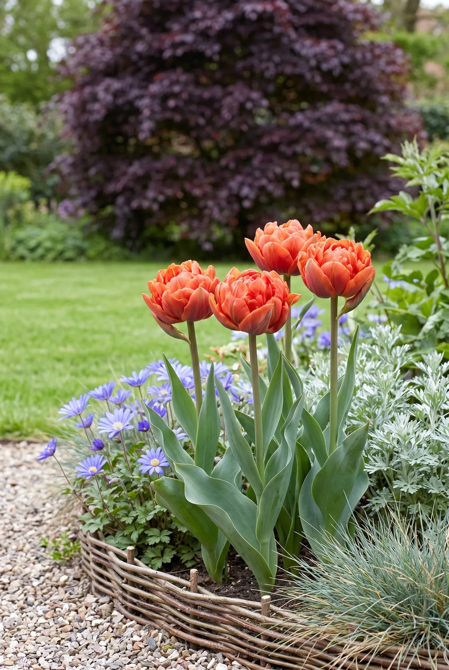 Tulipa Orca — in de border