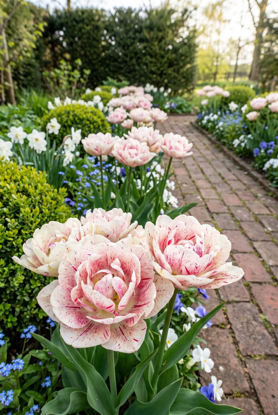 Tulipa Silk Road — groep in de tuinborder