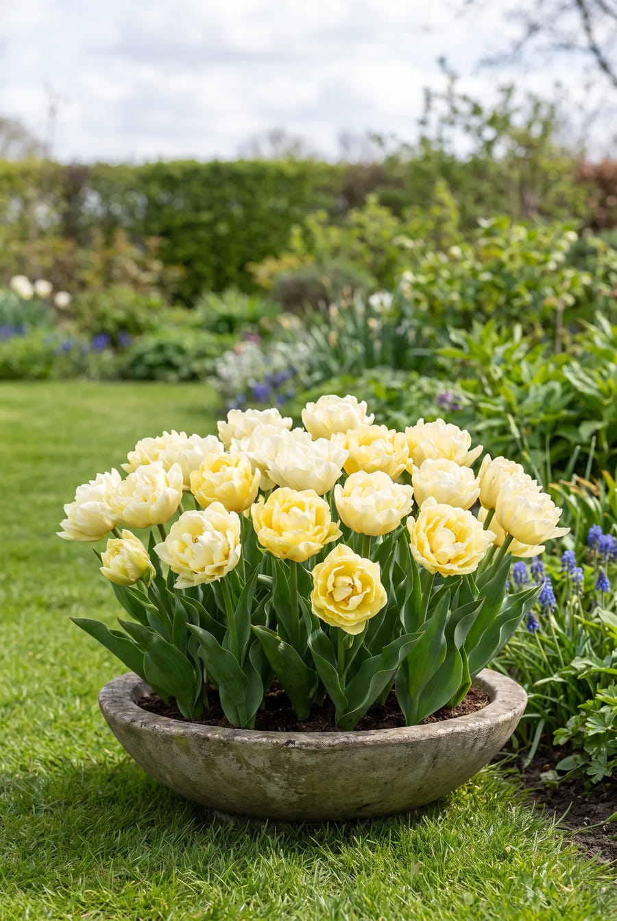 Tulipa Verona — in pot op terras