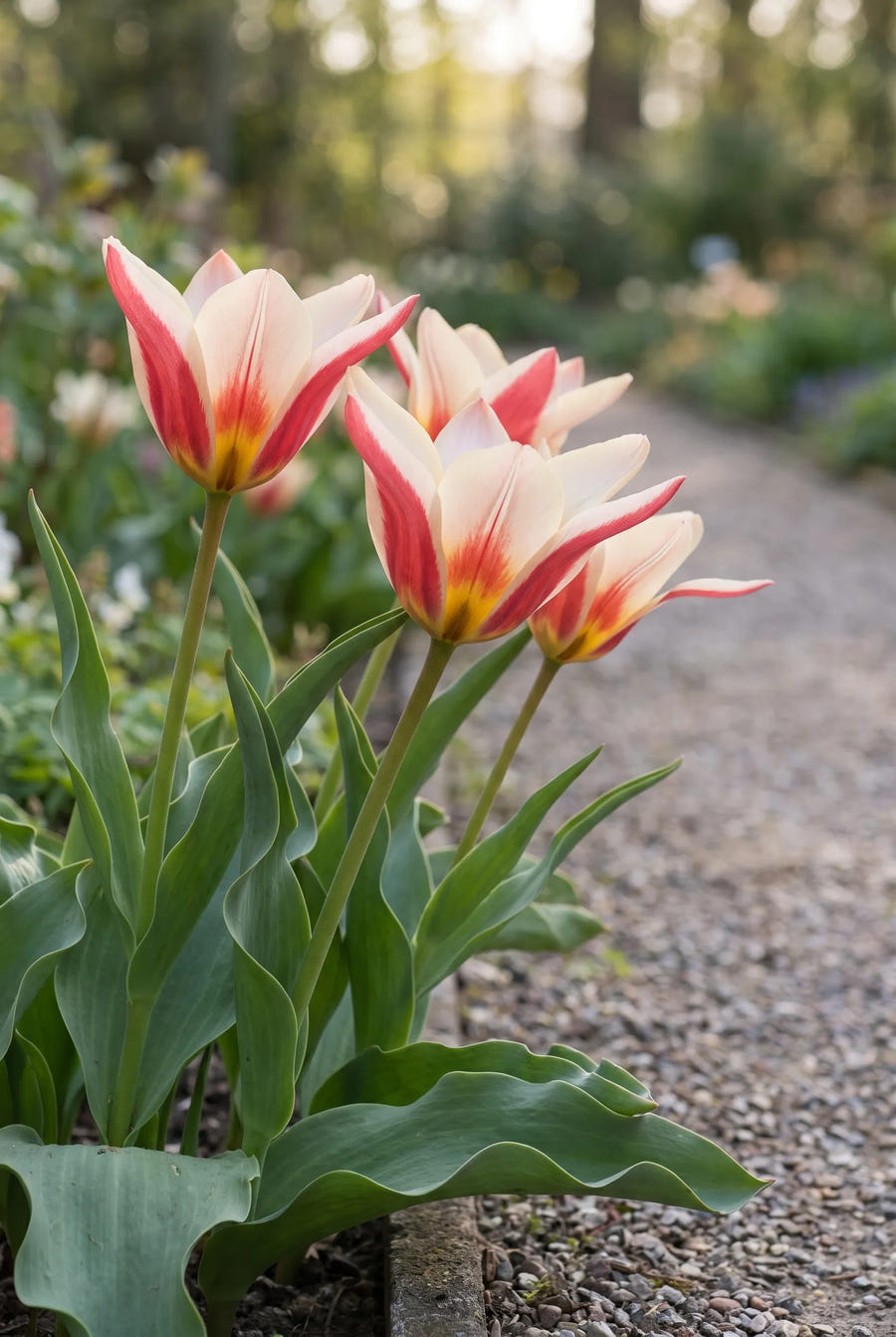Tulipa Ancilla — in de border