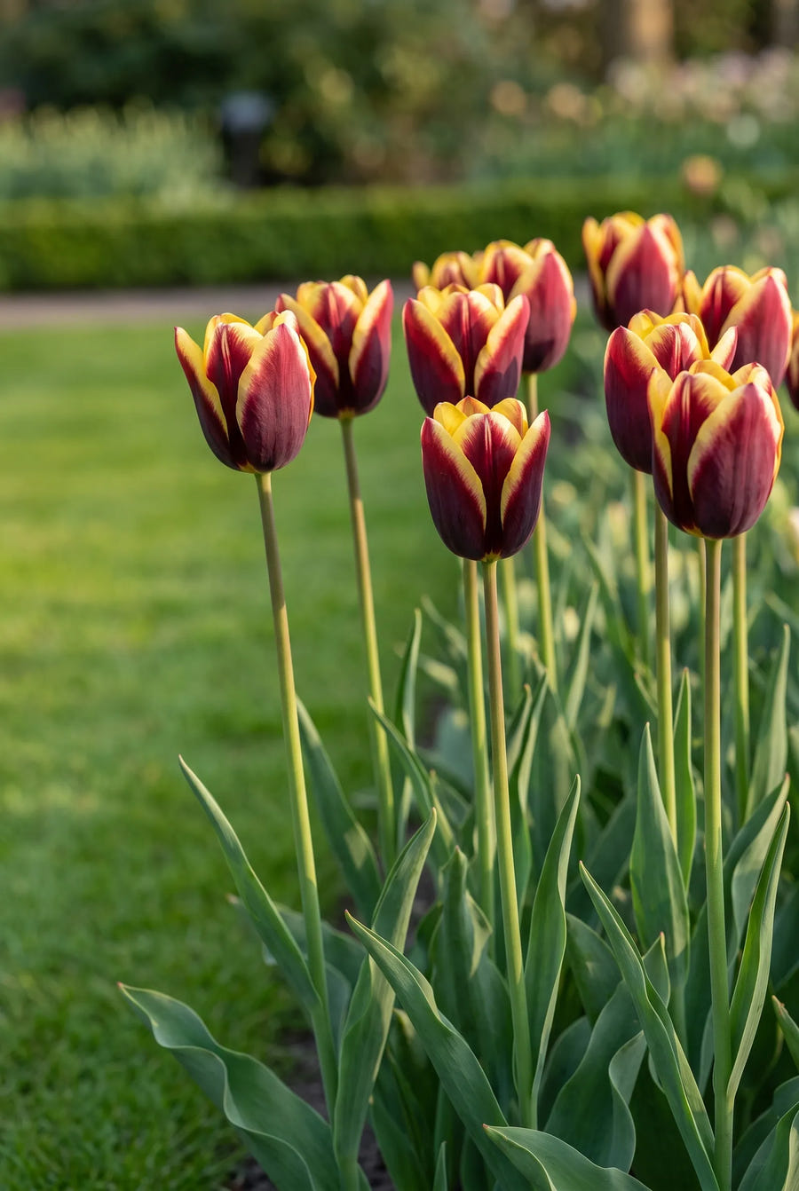 Tulipa Gavota — in de border