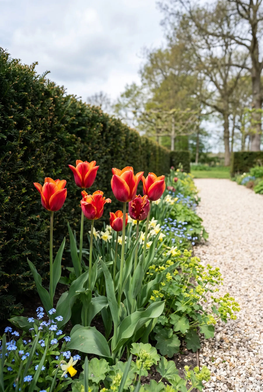 Tulipa Muvota — in de tuin