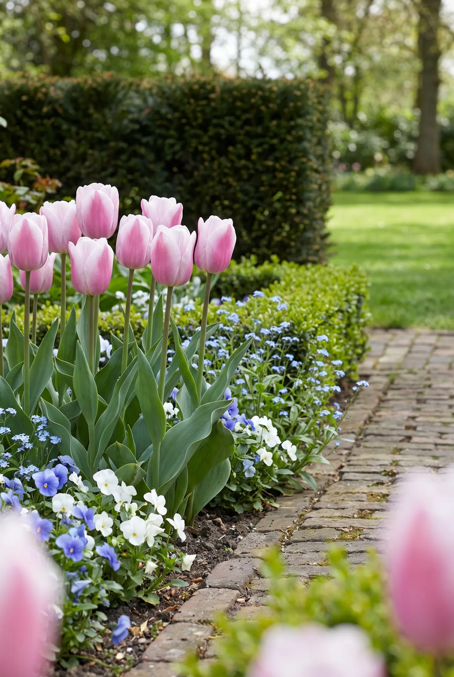 Tulipa Synaeda Amor — in de border
