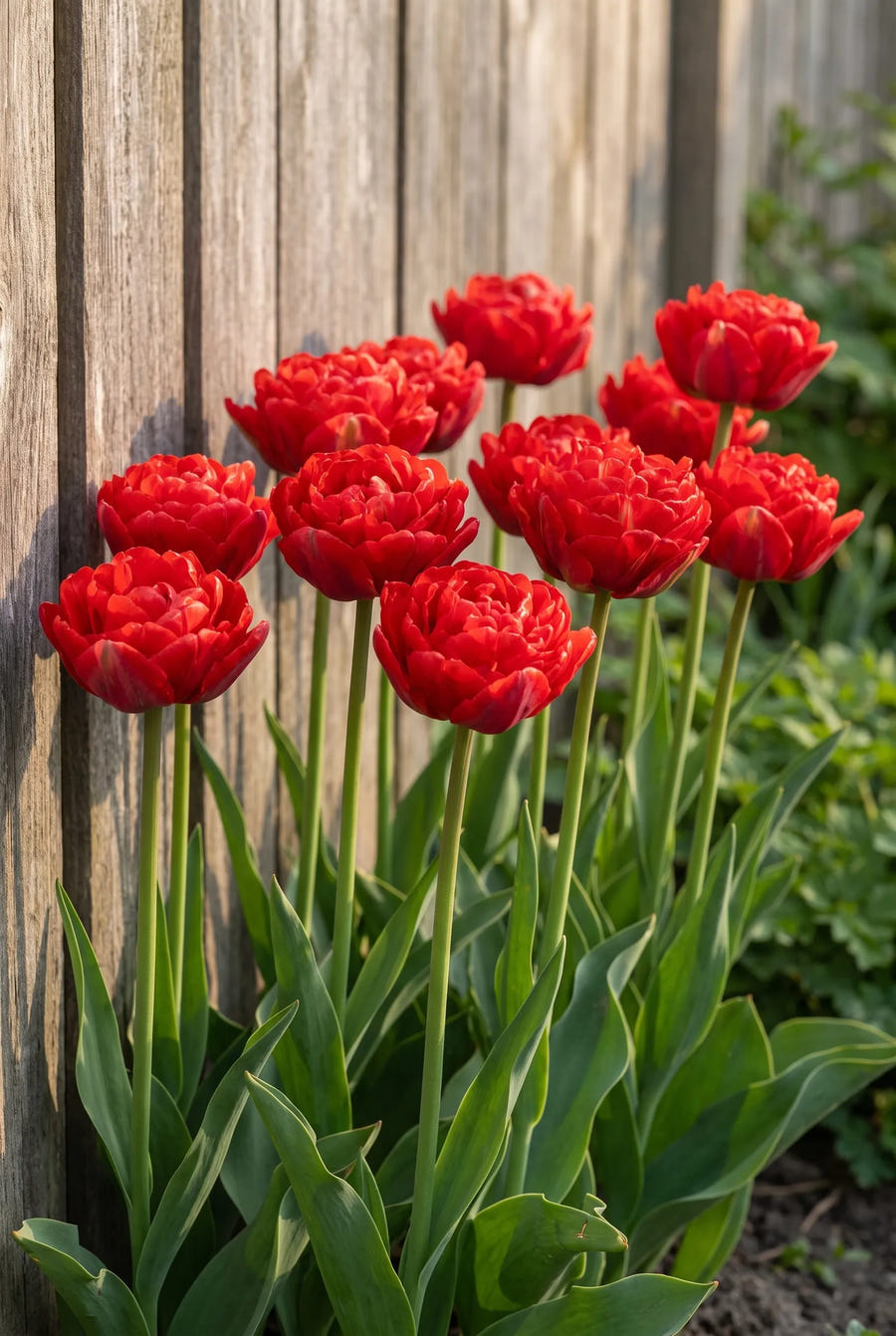 Tulipa Pamplona — groep in de tuinborder