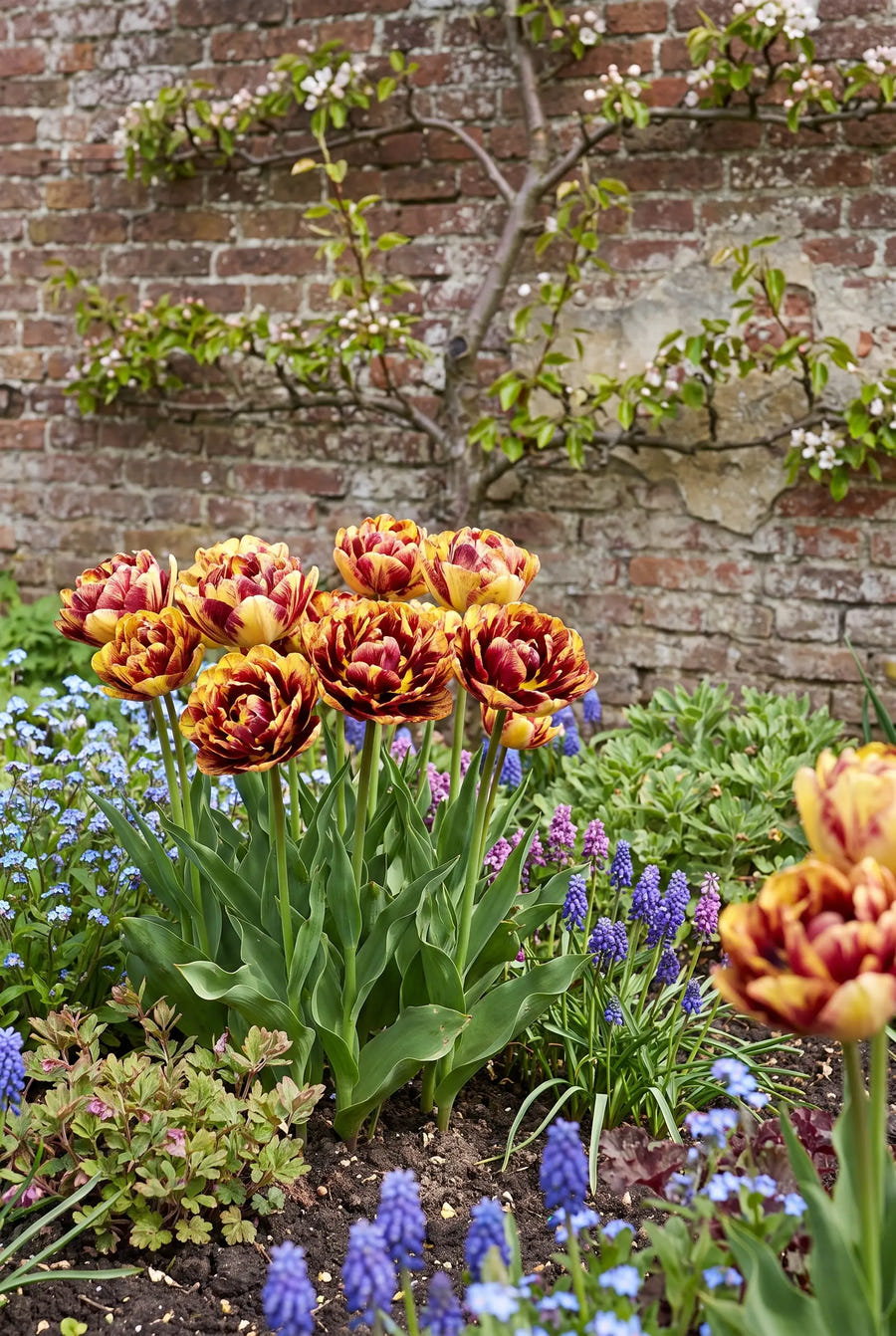 Tulipa Sundowner — in de border