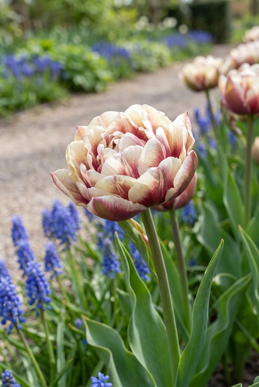 Tulipa Wyndham — close-up van de bloem