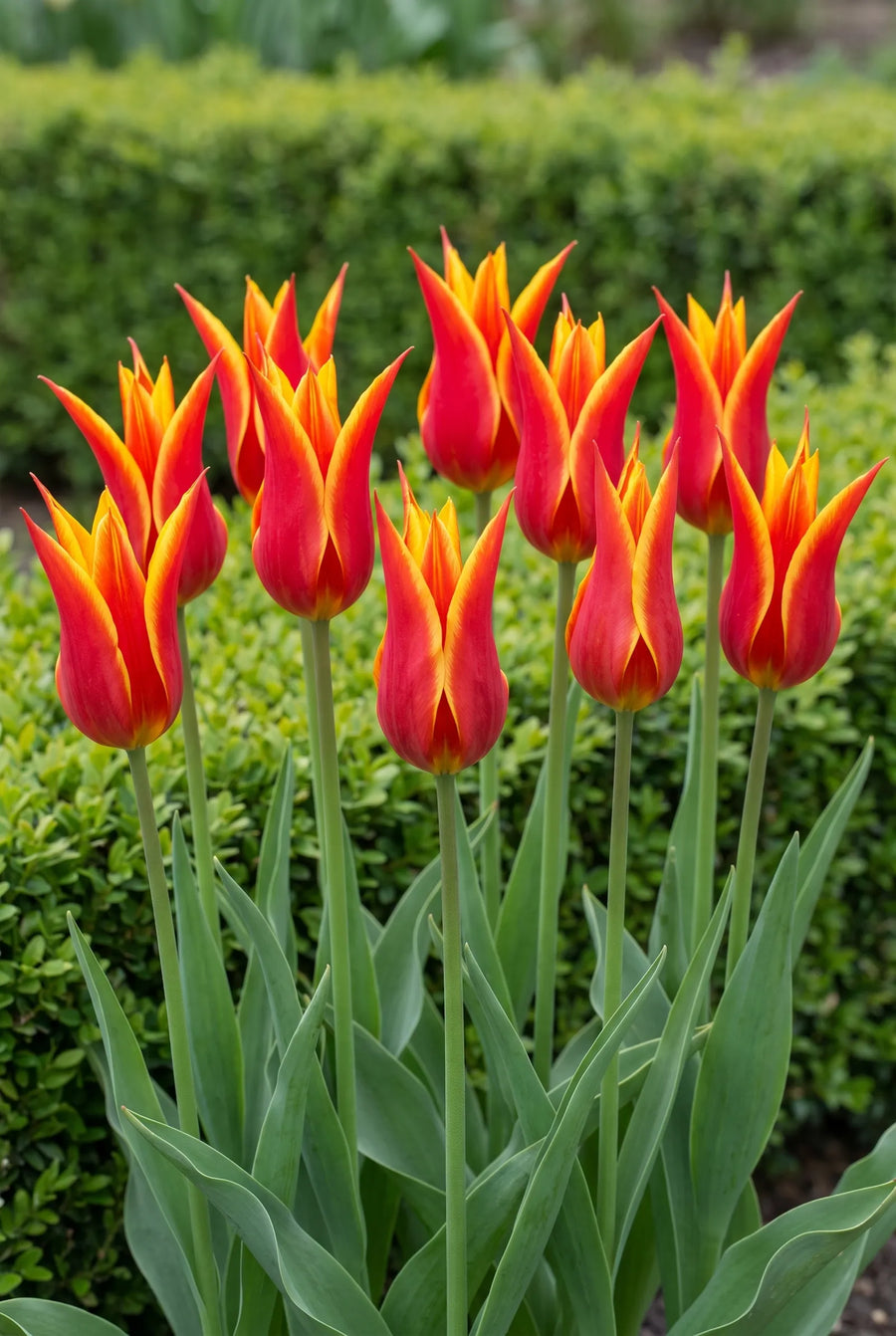Tulipa Fly Away — groep in de tuinborder