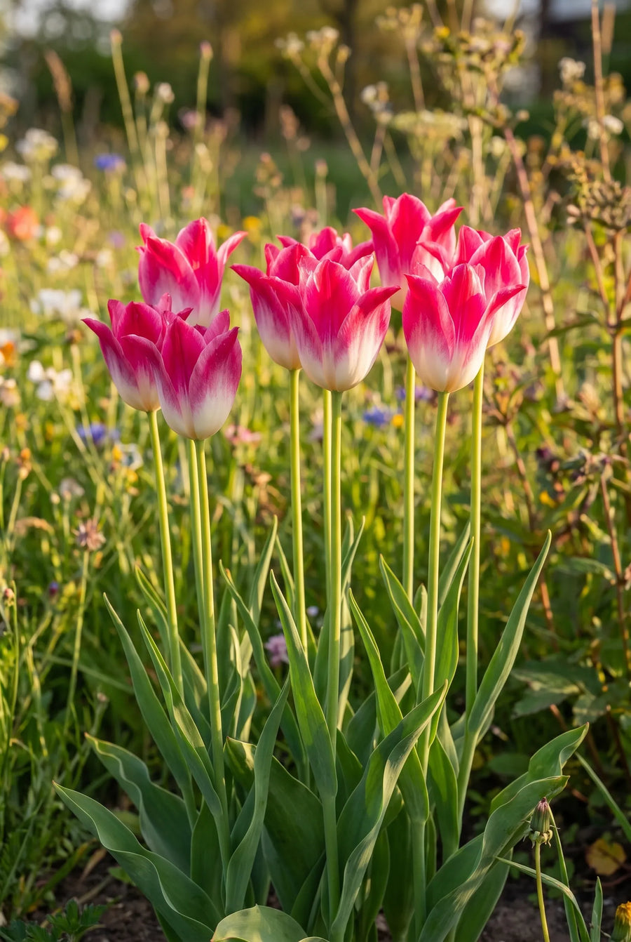 Tulipa Sanne — in de border
