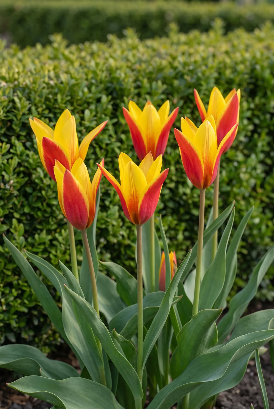 Tulipa Clusiana Tubergens Gem — in de border