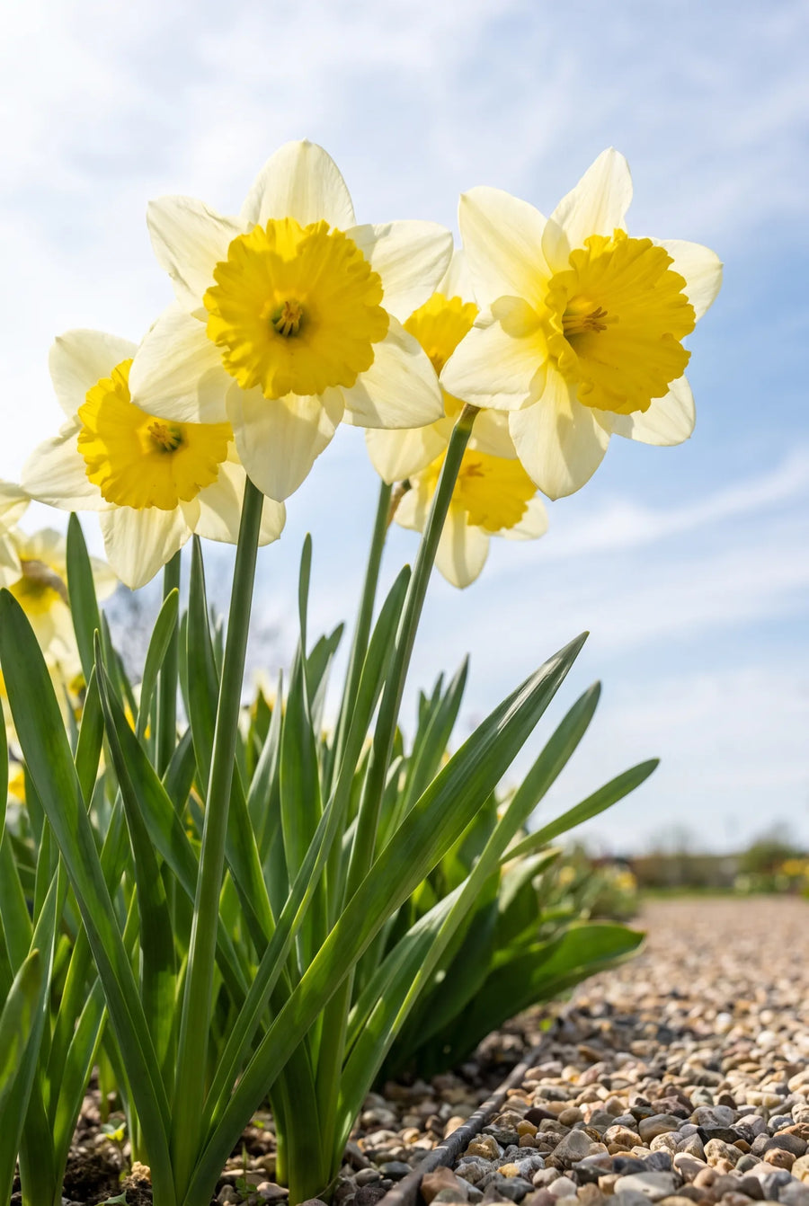 Narcissus Ice Follies — in de tuin