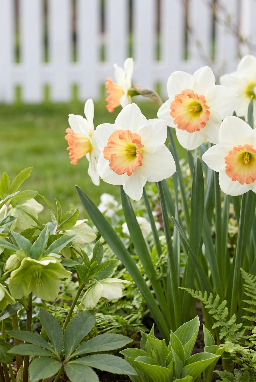 Narcissus Pink Bomb — in de tuin