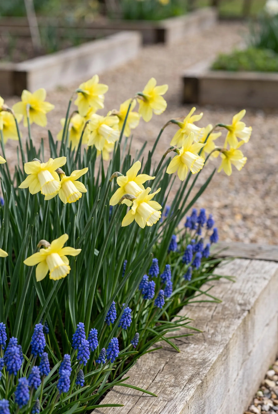 Narcissus Pipit — in de border