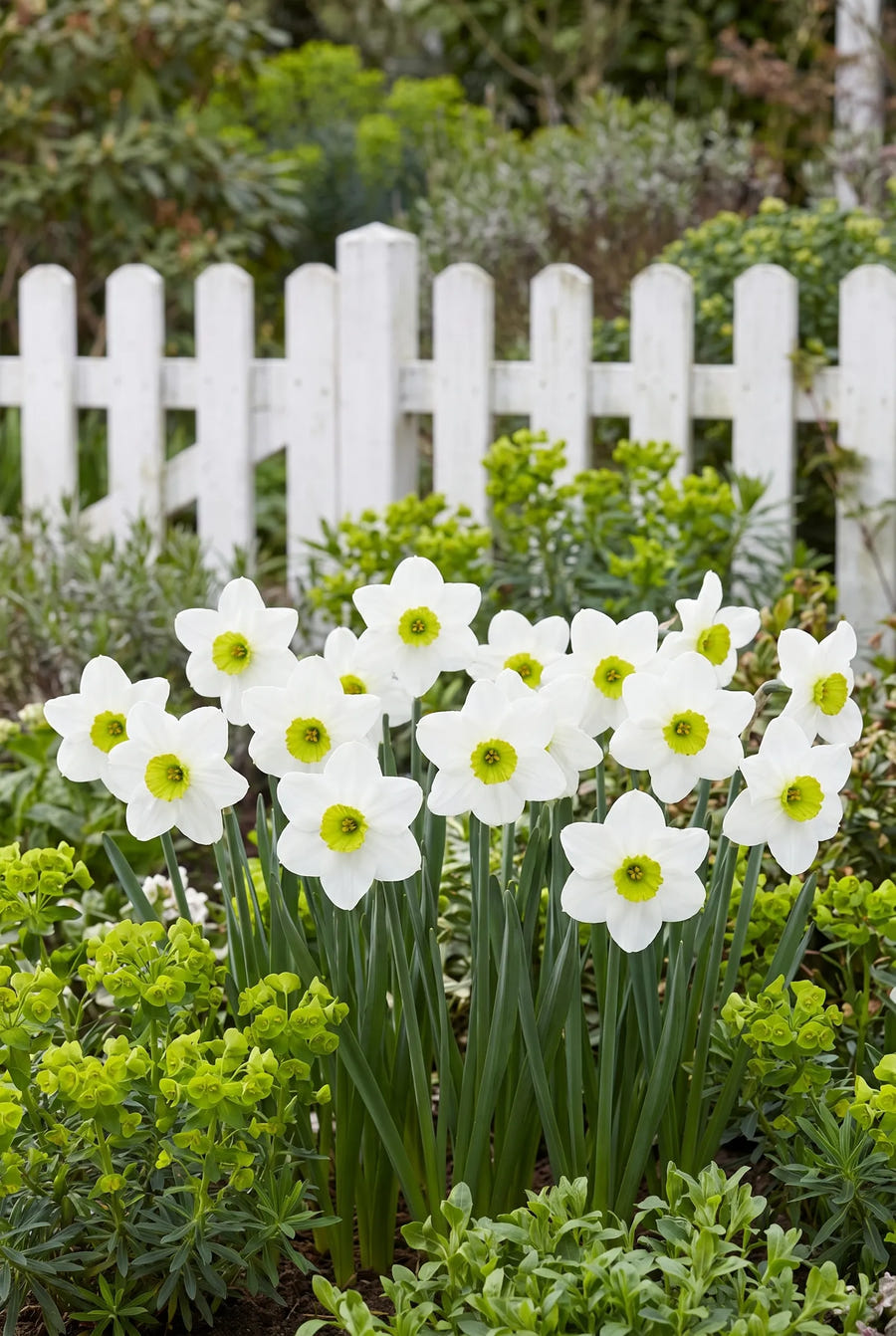 Narcissus Sinopel — in de border