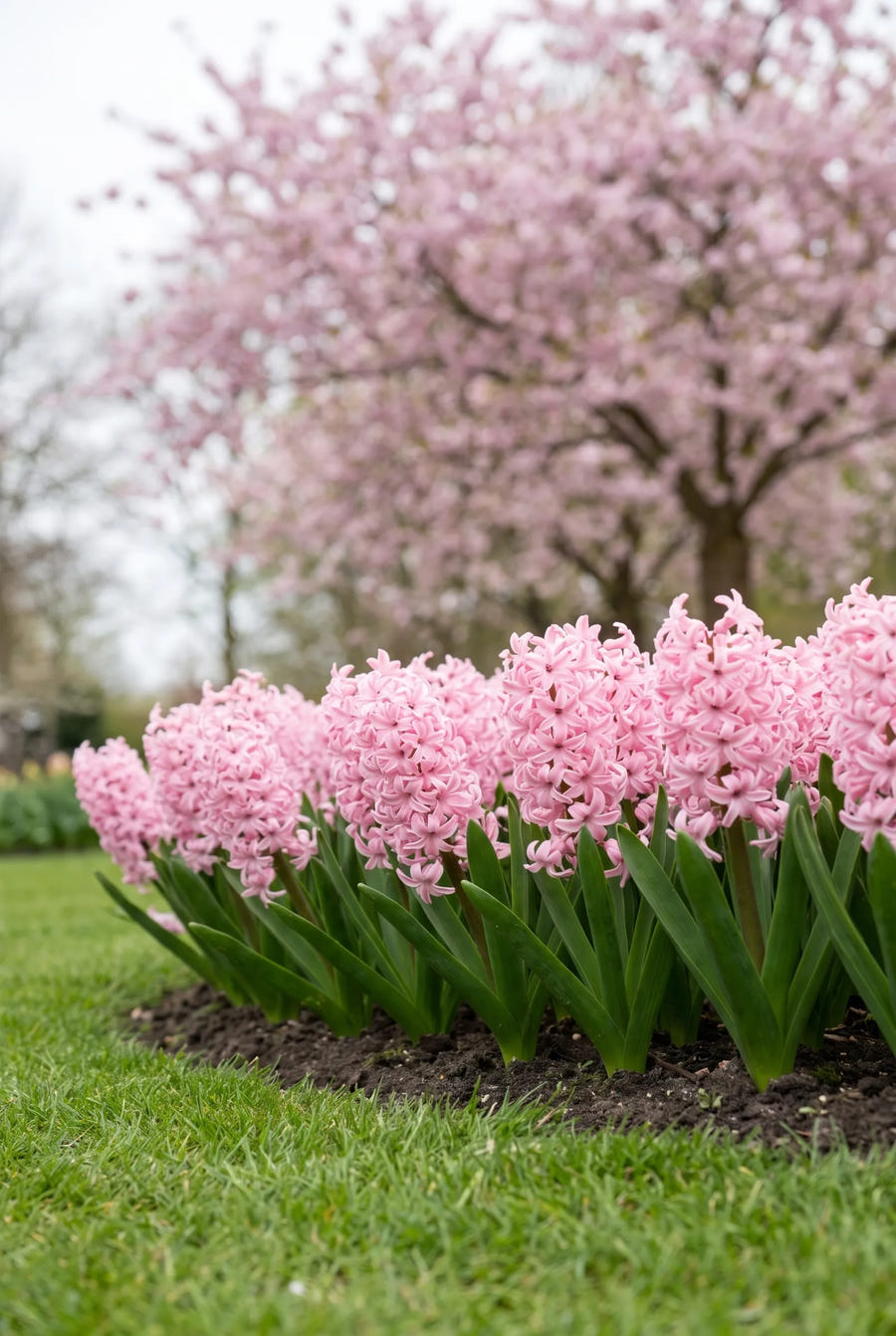 Hyacinthus Fondant — in de border