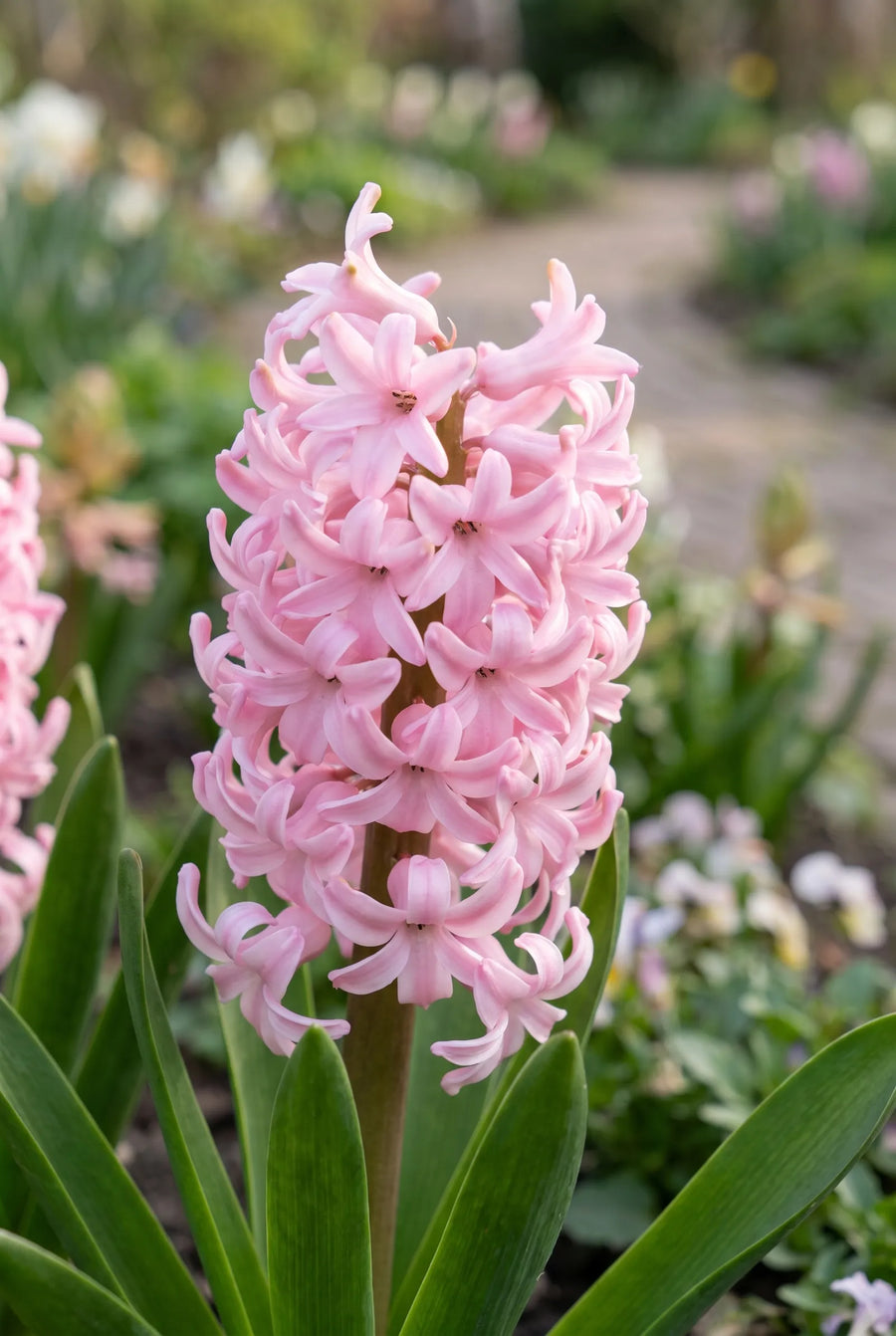 Hyacinthus Fondant — close-up van de bloem