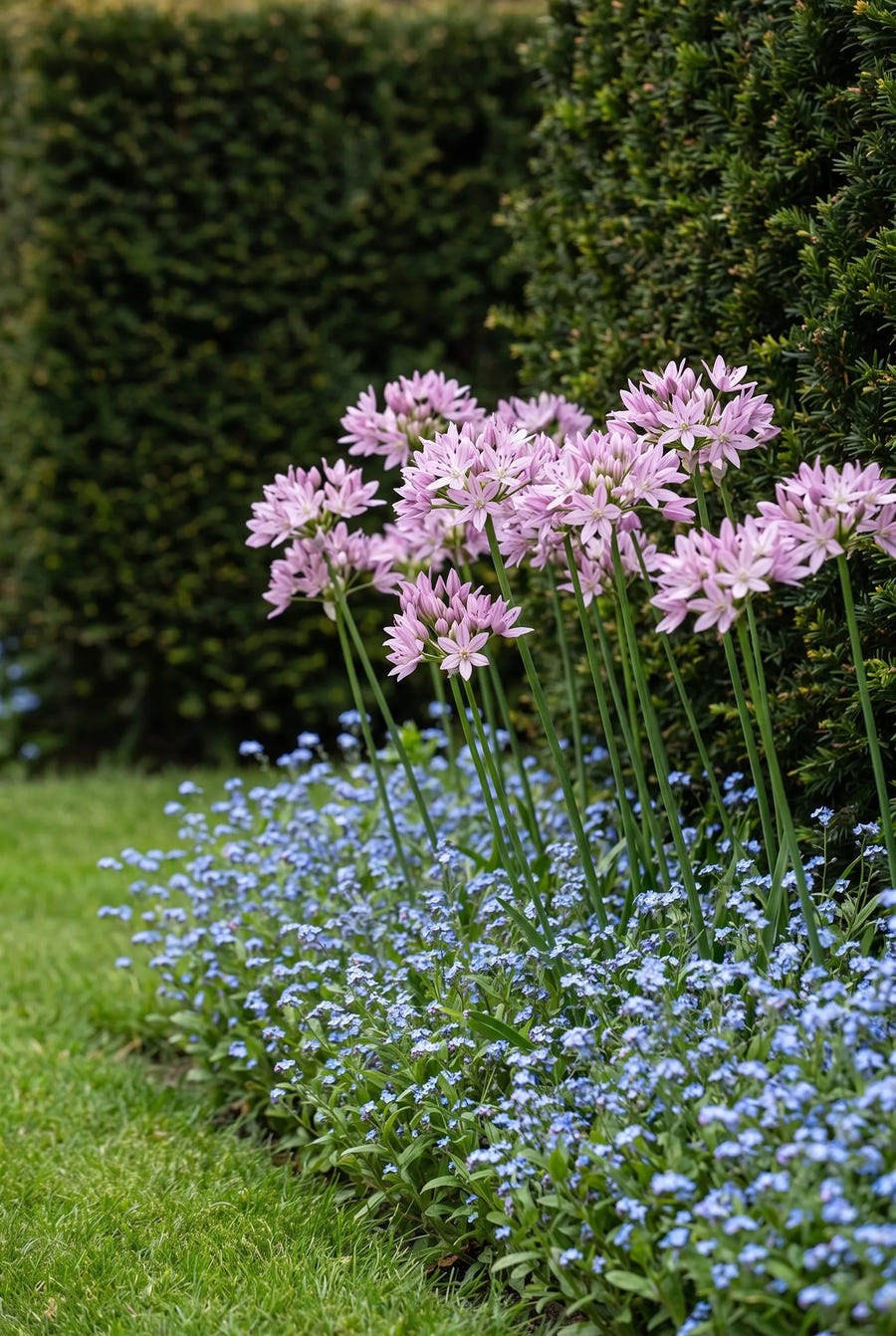 Allium Eros — in de border