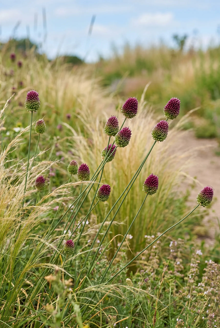 Allium Sphaerocephalon — in de border
