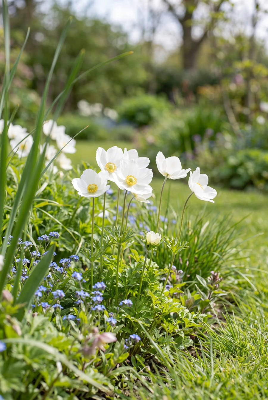Anemone Bride — in de tuin