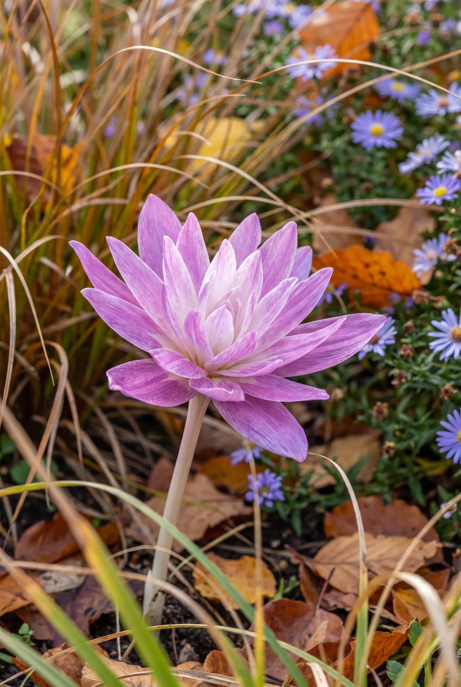 Colchicum Waterlily — close-up van de bloem