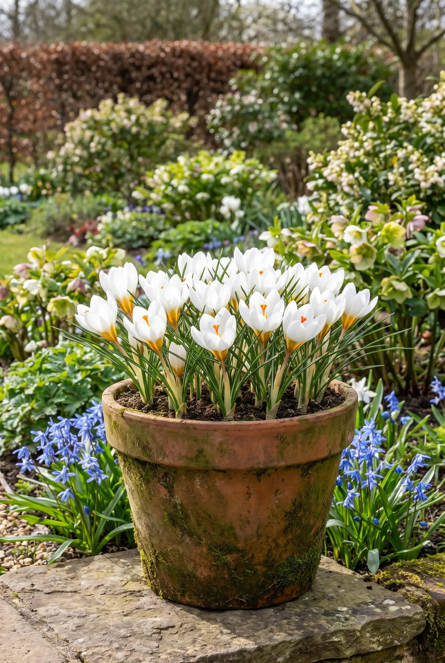 Crocus Ard Schenk — in pot op terras