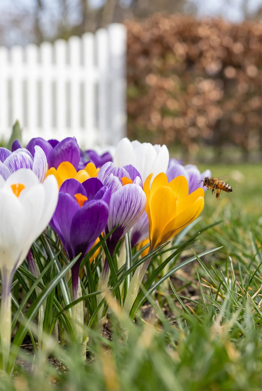 Crocus Vernus Mixed — in de tuin
