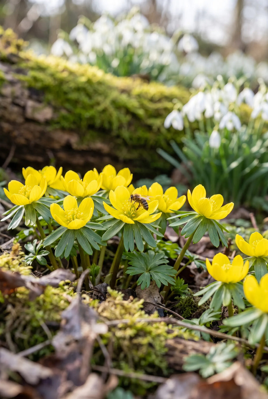 Eranthis Hyemalis — in de tuin