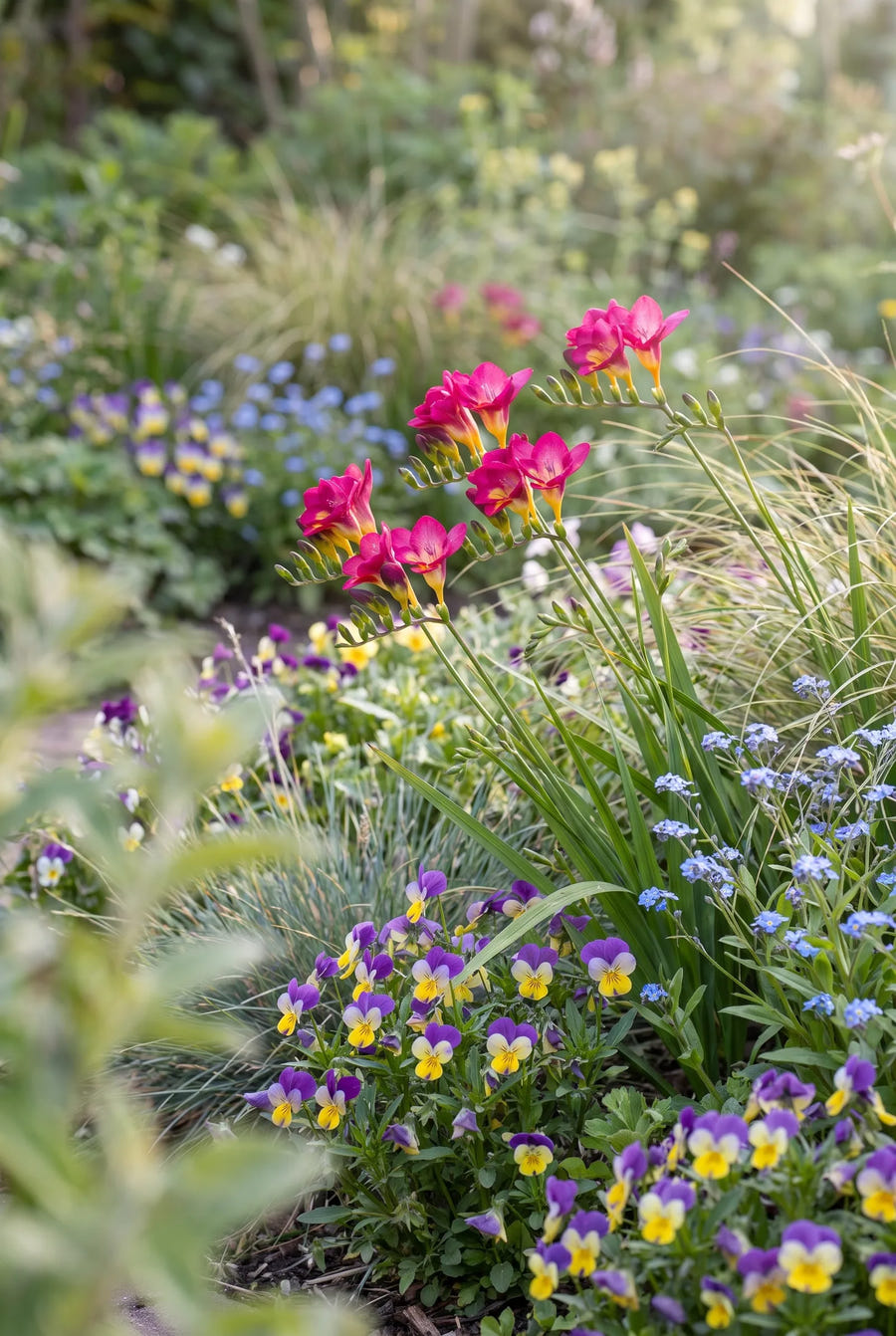 Freesia Pink — in de border