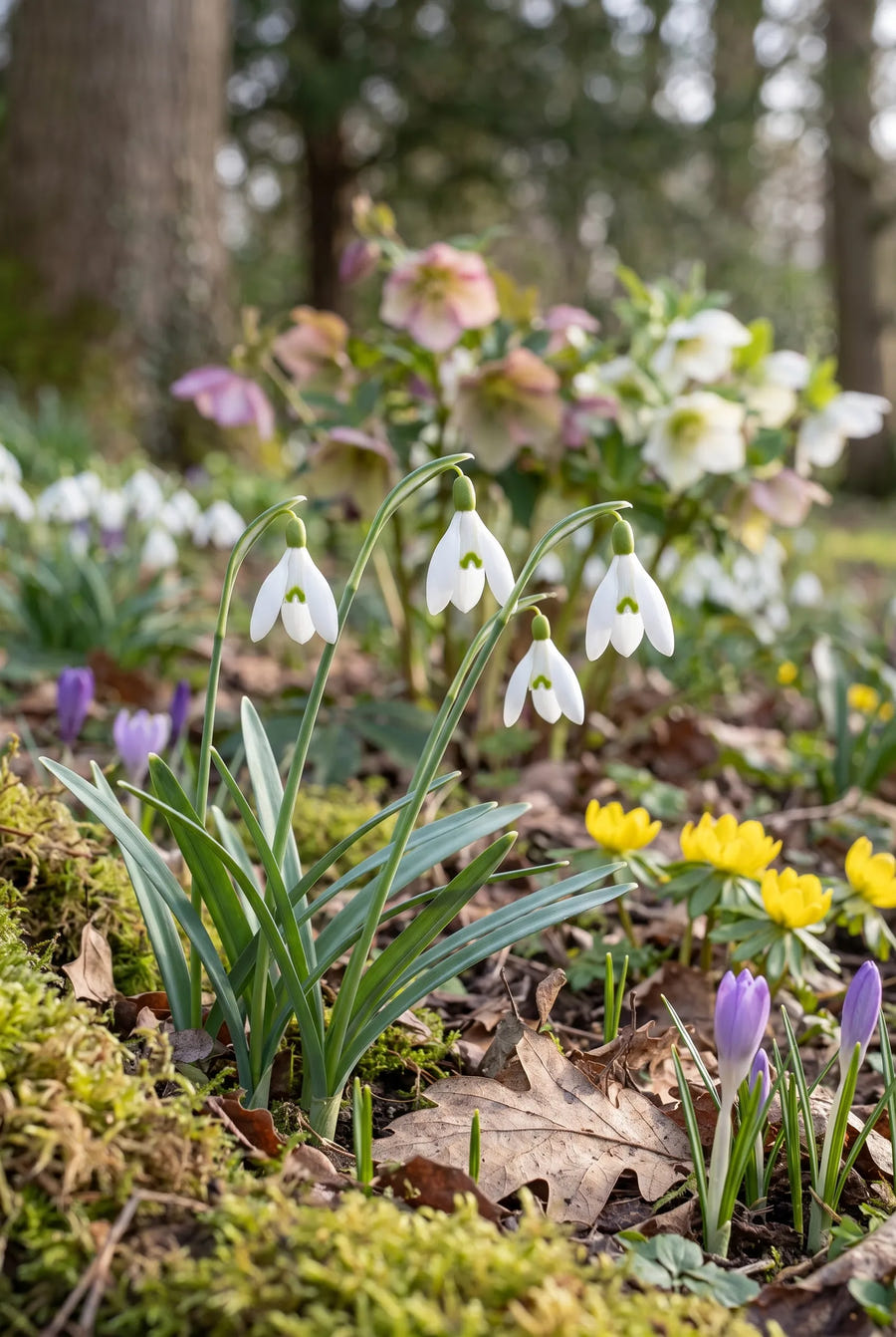 Galanthus Nivalis — in de border