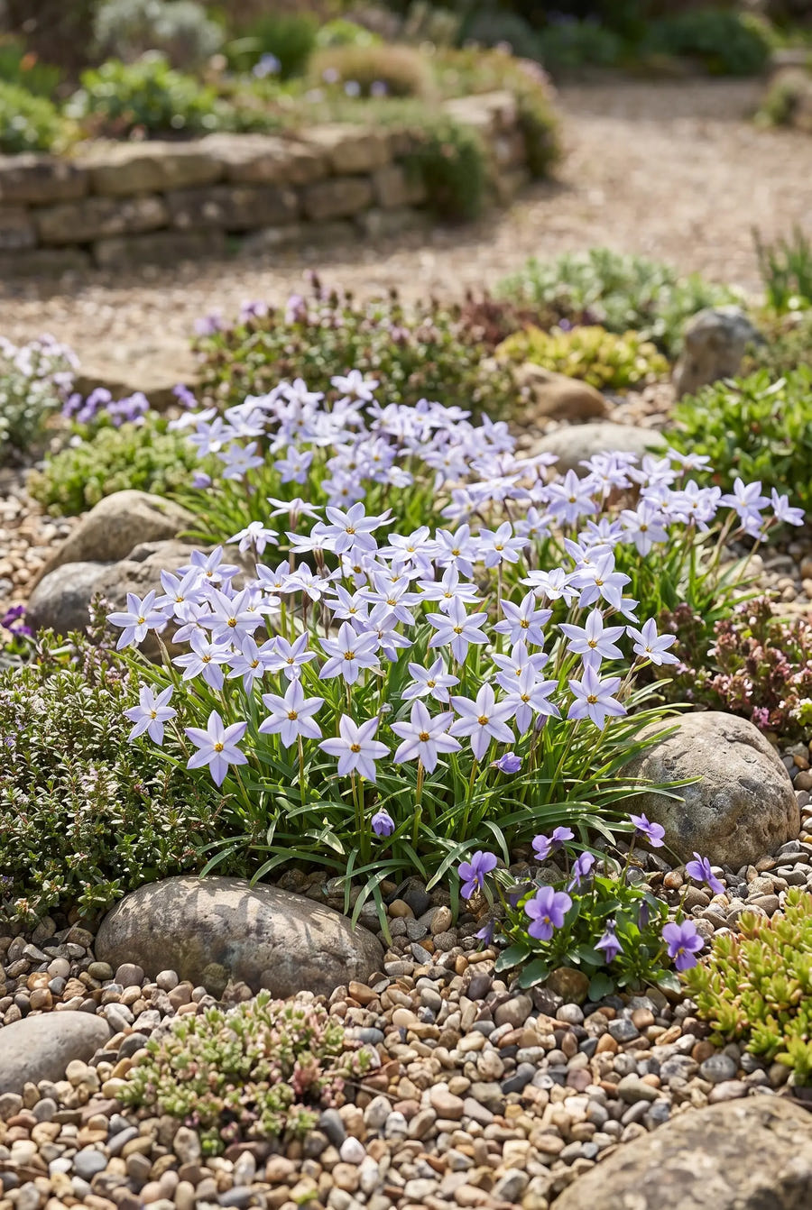 Ipheion Wisley Blue — in de border