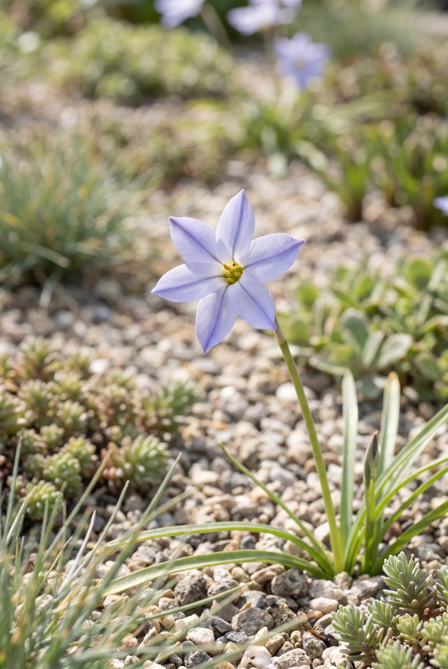 Ipheion Wisley Blue — close-up van de bloem