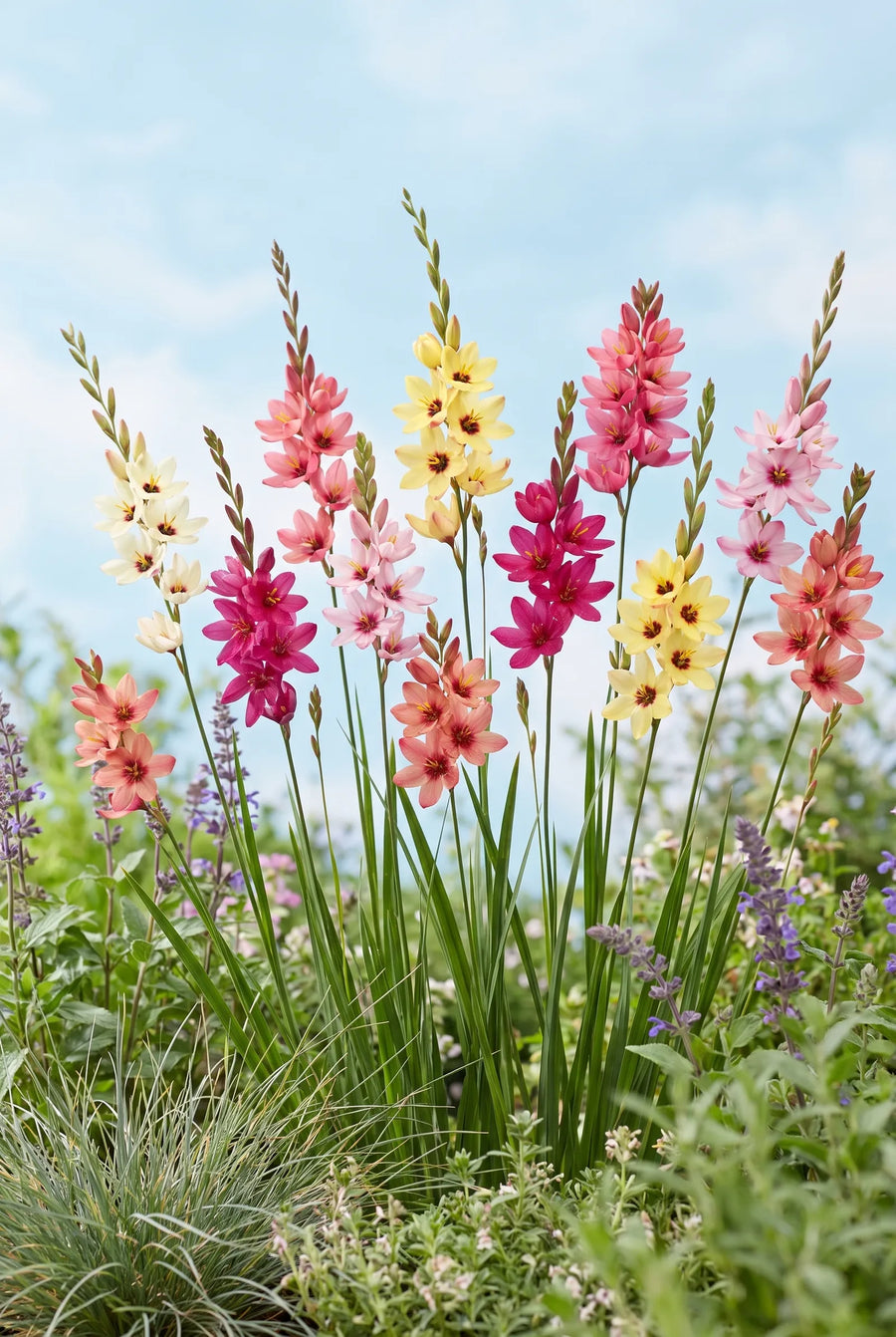 Ixia Mixed — in de tuin