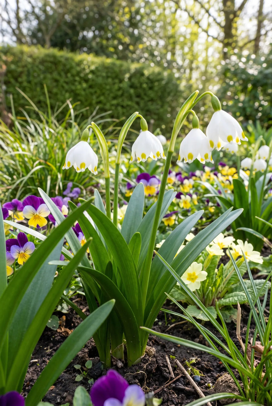 Leucojum Vernum — in de tuin
