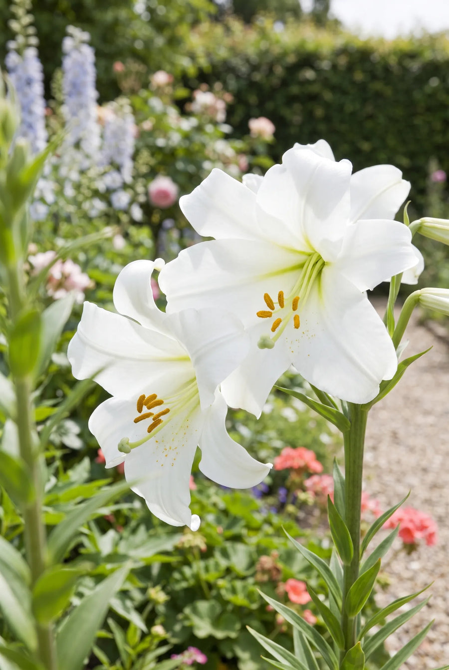 Lilium Candidum — close-up van de bloem