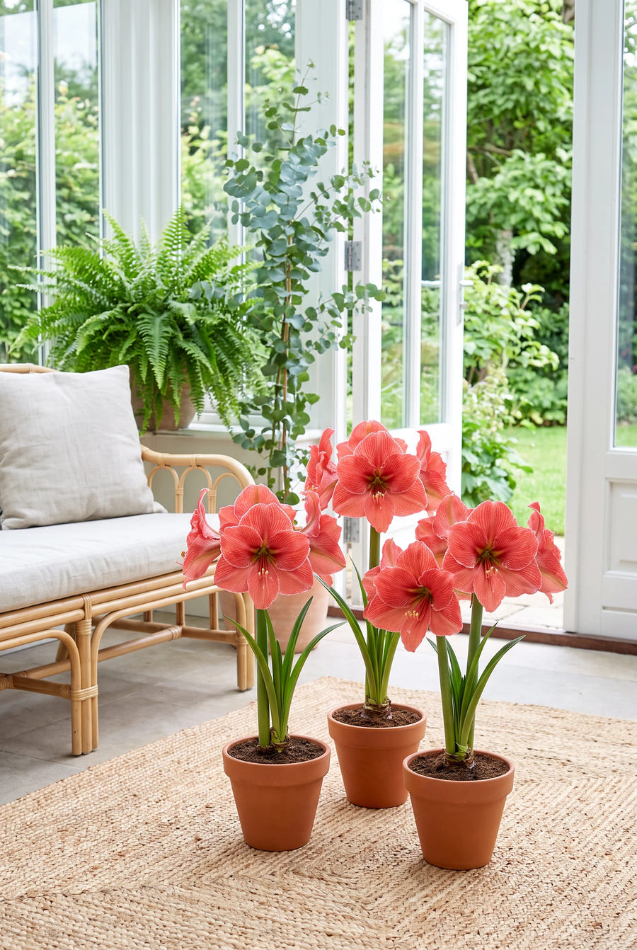 Hippeastrum Magical Touch — meerdere planten samen