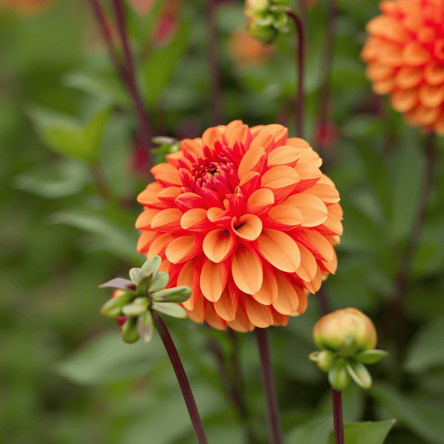 Dahlia American Sunset, photo 6