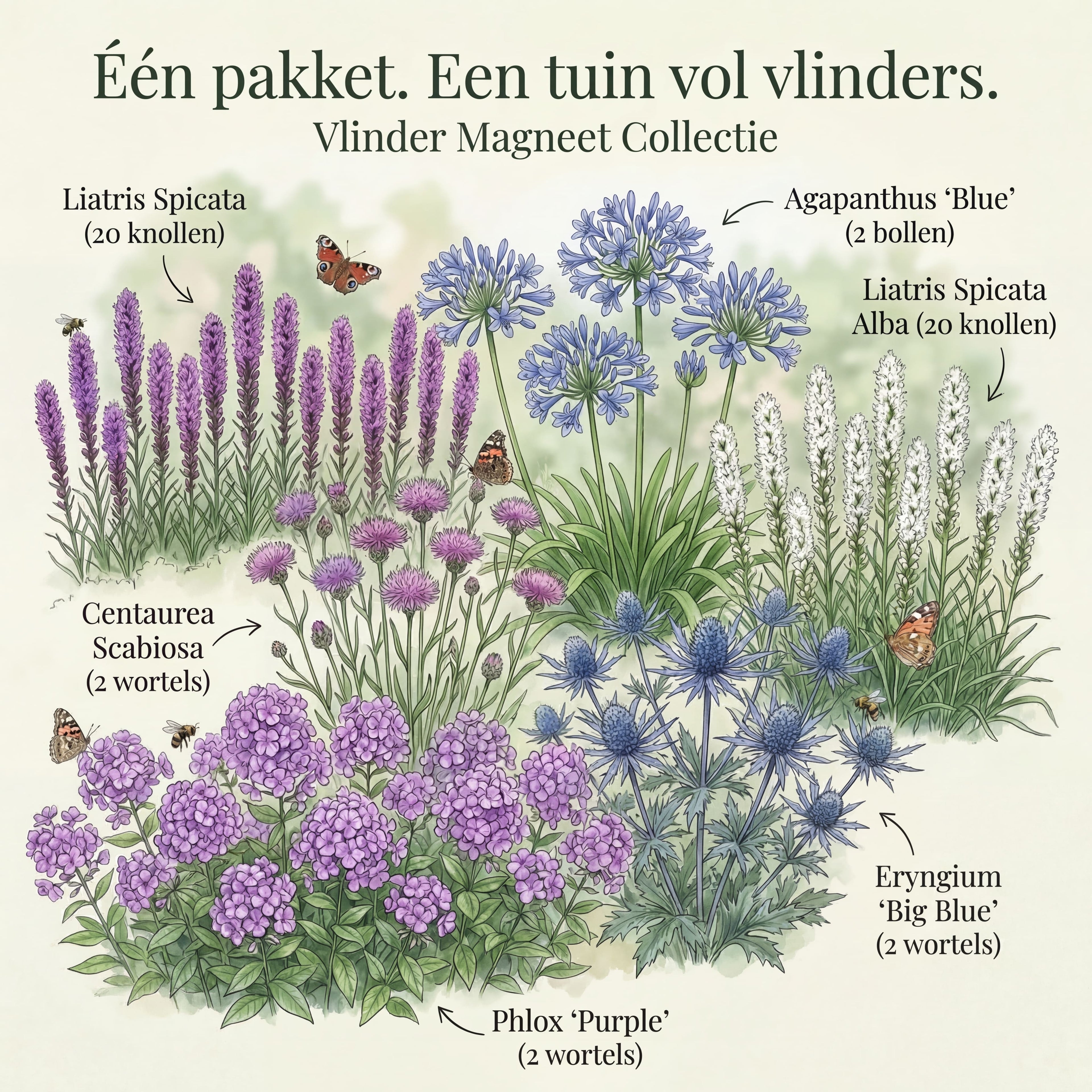 Collectie Vlindermagneet