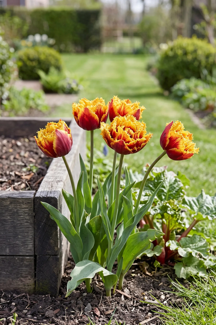 Tulipa Bastia — close-up van de bloem
