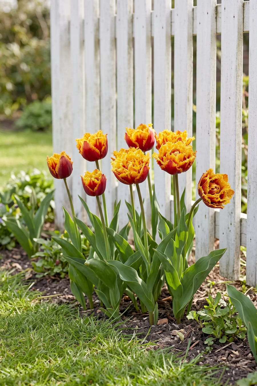 Tulipa Bastia — in de border