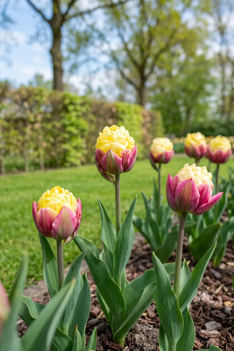 Tulipa Ice Cream Garden — in de border, extra beeld