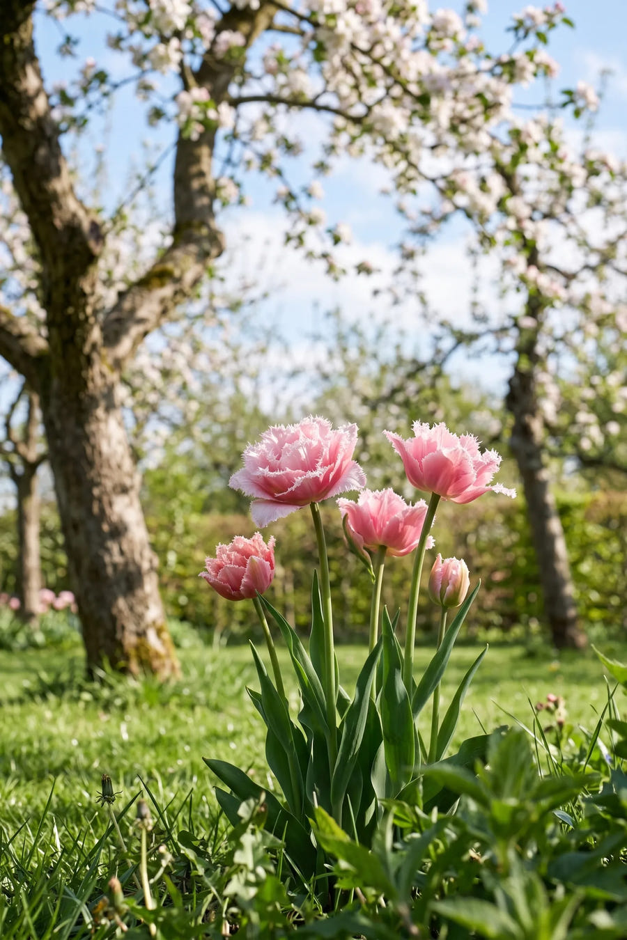 Tulipa Queensland — in de tuin